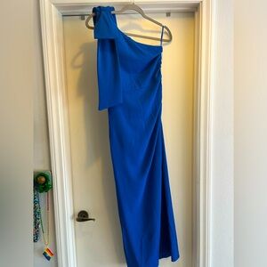 PRETTYGARDEN Women's Summer One Shoulder Long Formal Dress